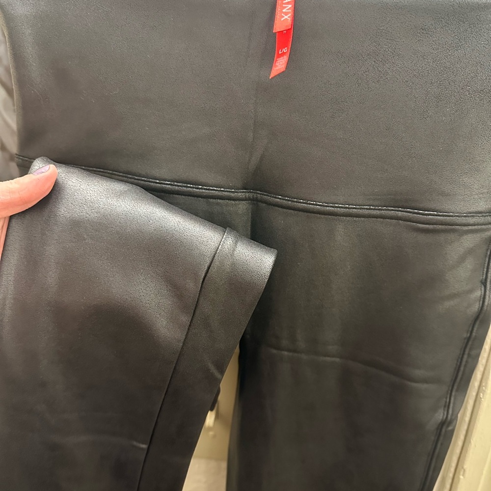 SPANX Faux Leather Leggings
